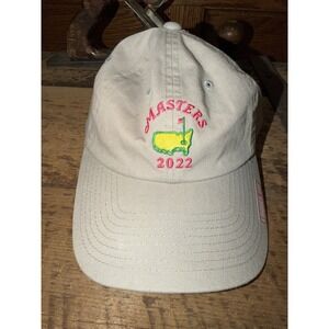 Ladies Masters Golf Hat 2022 White American Needle Adjustable Strap New Tags